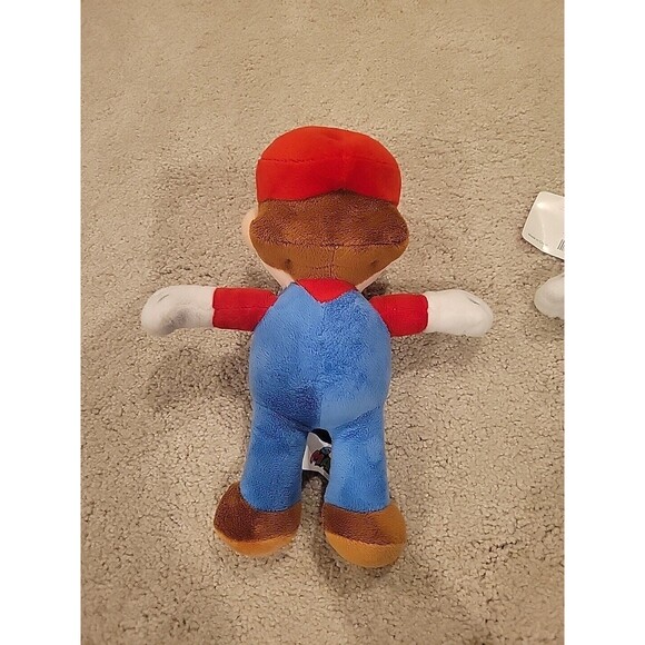Super Mario Brothers Plush Toy. 2016 Mario, 2017 Luigi - 12" Nintendo Good Stuff - Picture 3 of 11